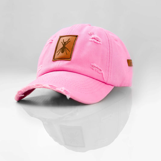 Pink Denim Baseball Cap / Chic Pink Denim Baseball Cap / 2024 Pink Denim Cap for Women / Anthro Pink Denim Cap