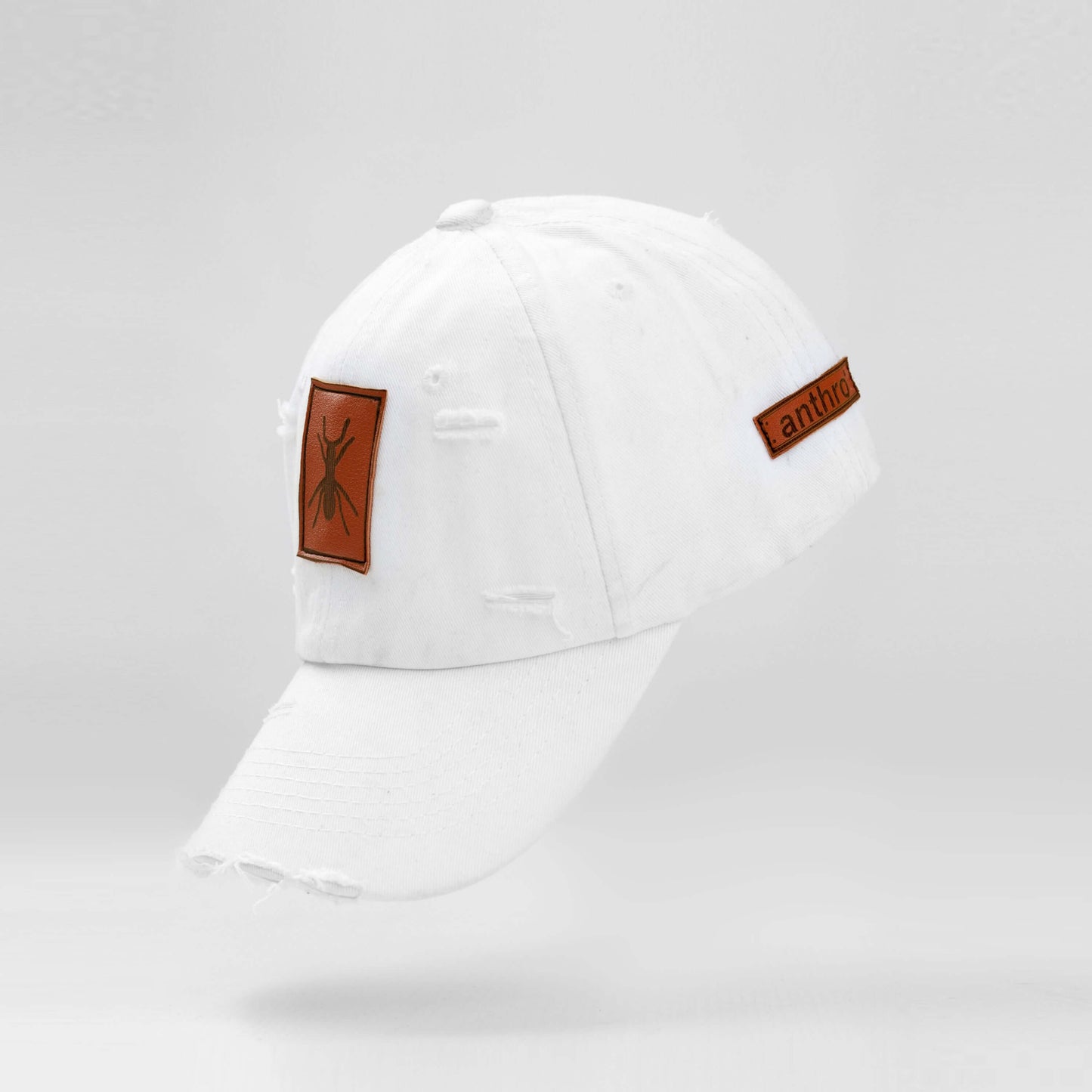 Anthro Luxe Cap in White / Breathable White Cap for Summer / Classic White Denim Cap / Fashion-Forward White Cap for Sports