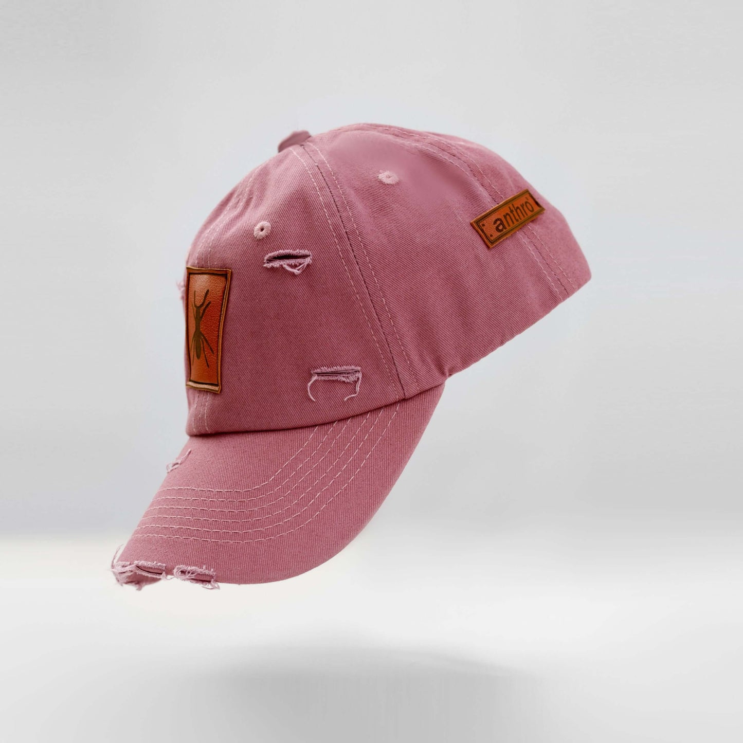 Anthro Denim Collection / Trendy Rose Gold Cap for Women / Casual Rose Gold Baseball Cap / Designer Caps 2024